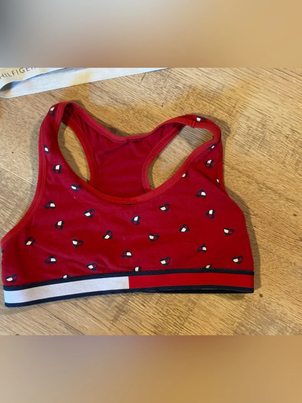 Tommy Hilfiger Girls 3 Pack Bralette Set Size L 12/14 Cotton Logo Band